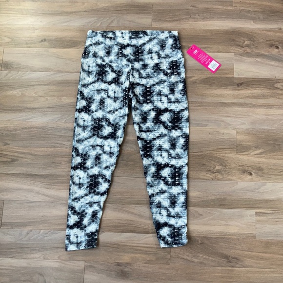 3/$45 YMI performance fitness wear tie dye print top & stretch pant XL jr - Picture 5 of 17